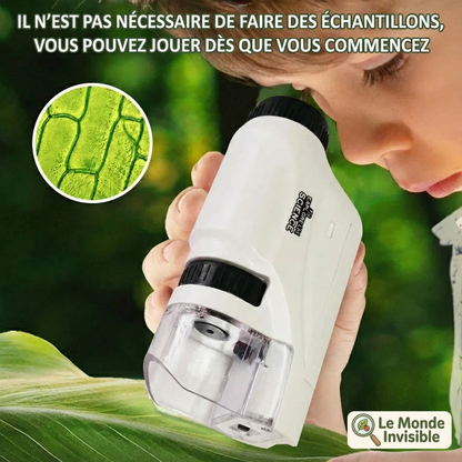 🌿 Microscope de Poche Pour Enfant – Microscope Portable