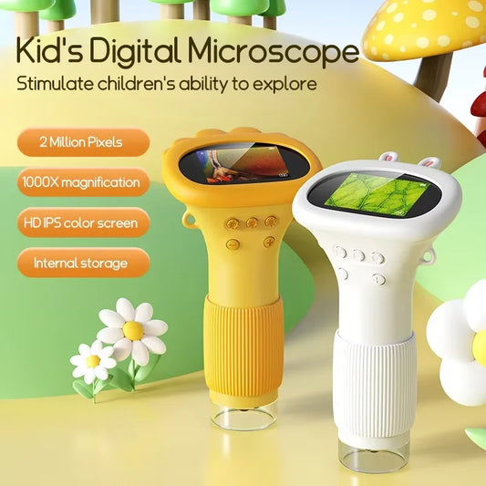 🔬 Microscope Numérique Portable pour Enfants – Explorez un Nouveau Monde en Famille !